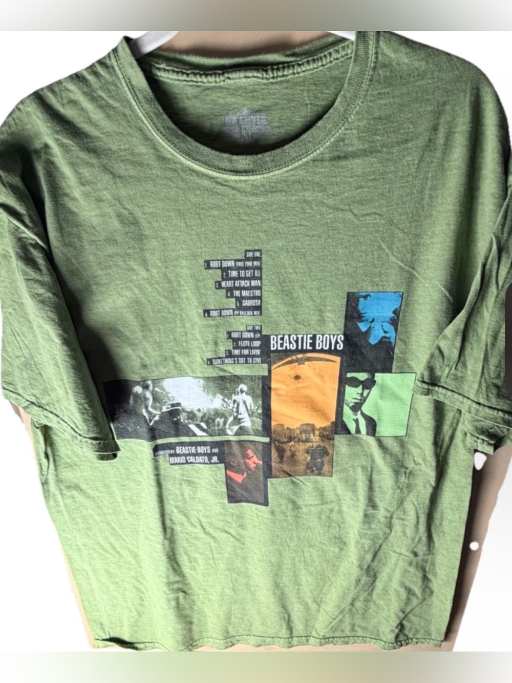 The Beastie Boys Root Down Ill Communication T-Shirt Size XL Green